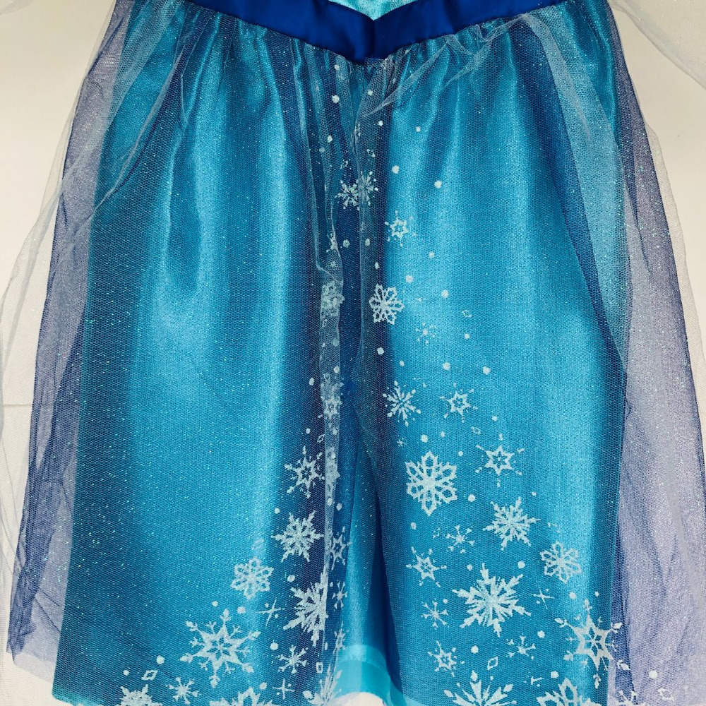 Disney Frozen Elsa Dress Up Costume Outfit 4-6X Girls Gift Party New w/Tag - Picture 9 of 15